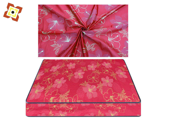 Bubuk Emas Dicetak Kasur Quilting Fabric Polyester Warp Rajutan Bantal Dekorasi Interior