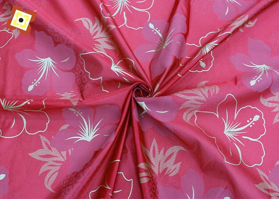 Bubuk Emas Dicetak Kasur Quilting Fabric Polyester Warp Rajutan Bantal Dekorasi Interior