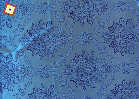 Tempat Tidur Sutra Timbul Jacquard Satin Fabric Untuk Penutup Kasur Pelapis Tekstil Rumah Sentuhan Lembut