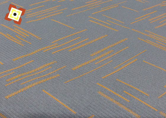 Guangzhou grosir Stretch Pillow Mattress Quilting Fabric Knitting Jacquard Air Layer Modal Kain kasur abu-abu