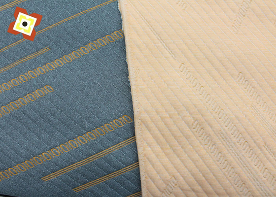 Guangzhou grosir Stretch Pillow Mattress Quilting Fabric Knitting Jacquard Air Layer Modal Kain kasur abu-abu