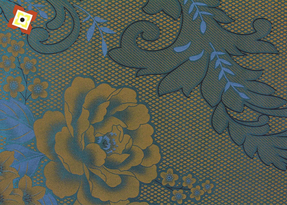 100% Polyester Kasur Kasur Quilting Fabric Warp Rajutan Dicetak Ramah Kulit