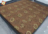 Polyester Microfiber Printed Mattress Fabric Warp Rajutan 100gsm Modis