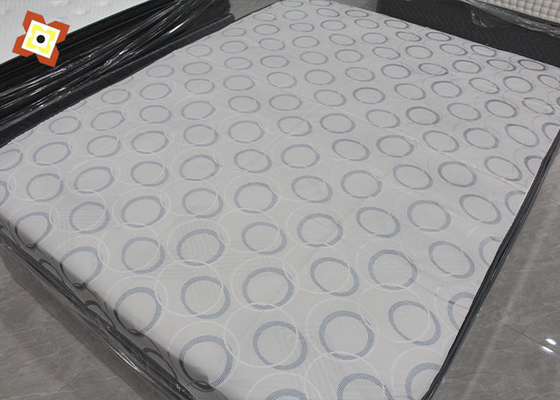 White Paste Printing Soft Mattress Quilting Fabric Lebar 235cm