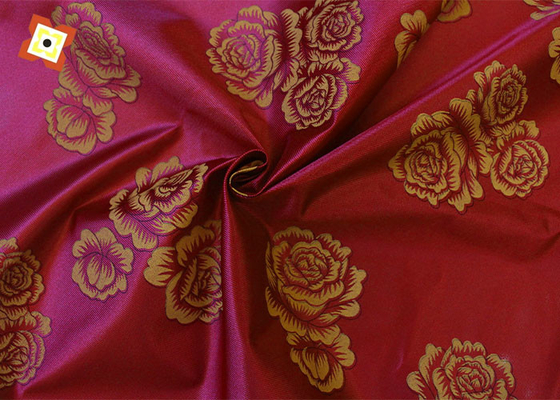 Warp Knitted Polyester 110GSM Mattress Quilting Fabric Dicetak Dasi Dicelup