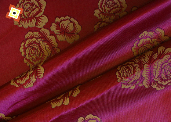 Warp Knitted Polyester 110GSM Mattress Quilting Fabric Dicetak Dasi Dicelup