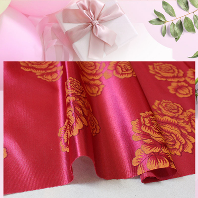 Warp Knitted Polyester 110GSM Mattress Quilting Fabric Dicetak Dasi Dicelup
