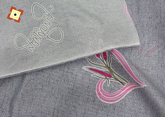 Grosir 100 Polyester Mattress Quilting Fabric Warp Knitted Gold Printed Mattress Fabric