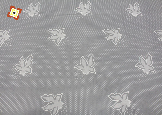 100% Polyester 100gsm Kasur Kain Rajutan Dicetak