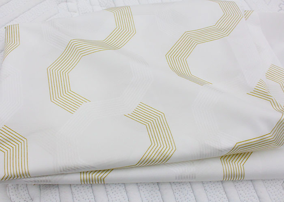 Pabrik grosir 100 Polyester Mattress Quilting Kain cetakan kain kain kasur