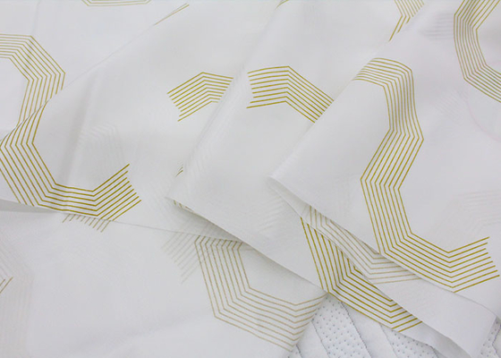 Pabrik grosir 100 Polyester Mattress Quilting Kain cetakan kain kain kasur