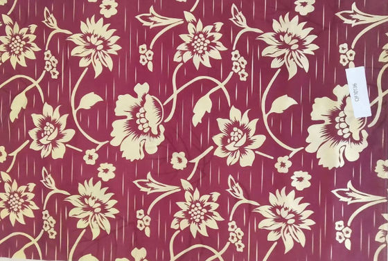 Grosir 100 Polyester Mattress Quilting Fabric Warp Knitted Gold Printed Mattress Fabric