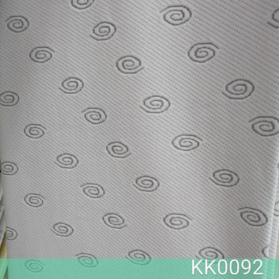 Putih 240g / M2 Jacquard Mattress Fabric Dustmite Proof untuk Tempat Tidur