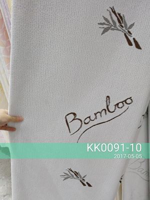 Putih 240g / M2 Jacquard Mattress Fabric Dustmite Proof untuk Tempat Tidur
