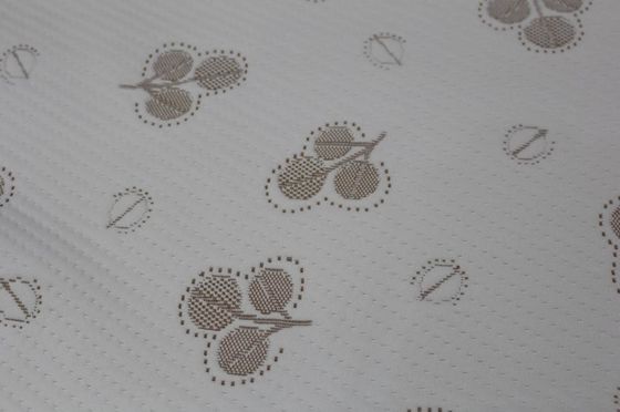 Kain Rajut Rajut Tenun Poliester 160gsm Bernapas untuk Penutup Kasur