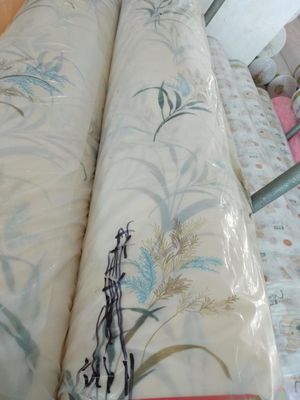 Kain Quilting Kasur Poliester Tahan Air 100g / M2 SGS Disetujui
