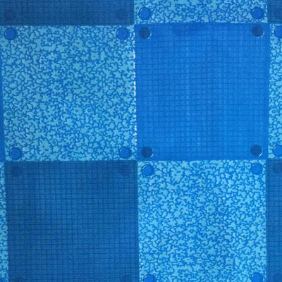 Kain Poliester Biru Muda Tahan Tungau Debu, Kain Kasur Jacquard 38g / M2