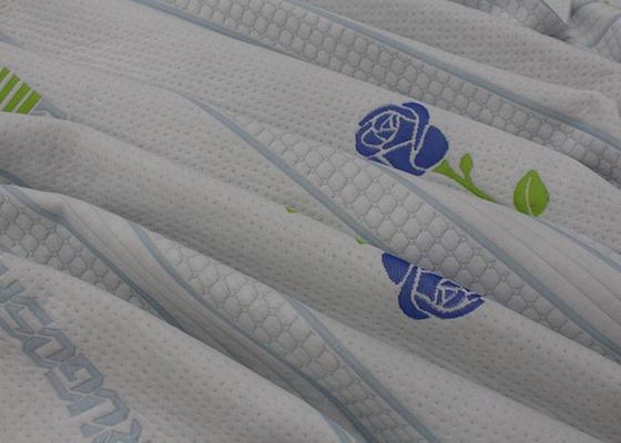 Jacquard Cotton Air Layer Kasur Lateks Bantal Kain Tahan Air Mata