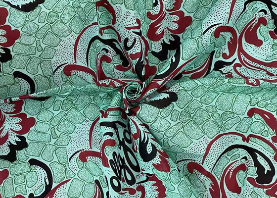 Polyester Microfiber Printed Fabric Untuk Kasur Tekstil Rumah