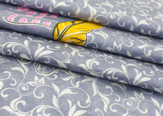 230cm Lebar Kasur Quilting Fabric Dicetak Polyester Spinning Mattress Cloth