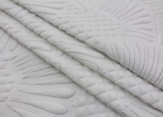 Disesuaikan Bantal Simmons Kasur Quilting Fabric Rajutan Jacquard Benang Dicelup Lateks
