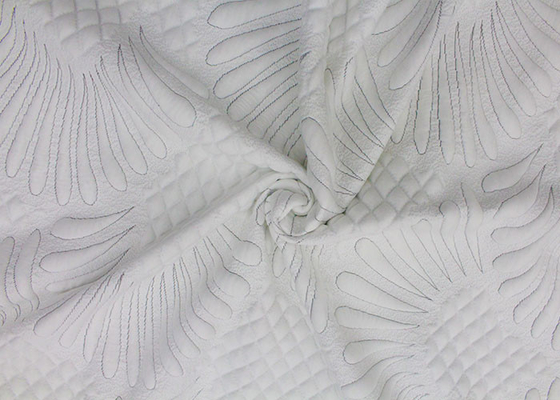 Disesuaikan Bantal Simmons Kasur Quilting Fabric Rajutan Jacquard Benang Dicelup Lateks