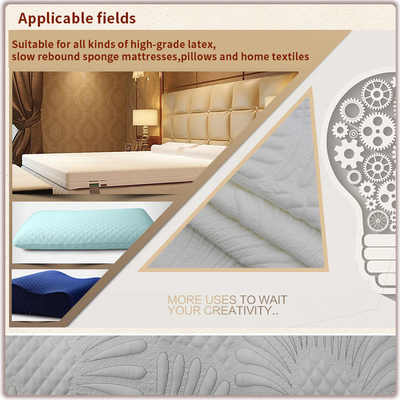Disesuaikan Bantal Simmons Kasur Quilting Fabric Rajutan Jacquard Benang Dicelup Lateks