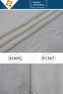 Disesuaikan Bantal Simmons Kasur Quilting Fabric Rajutan Jacquard Benang Dicelup Lateks