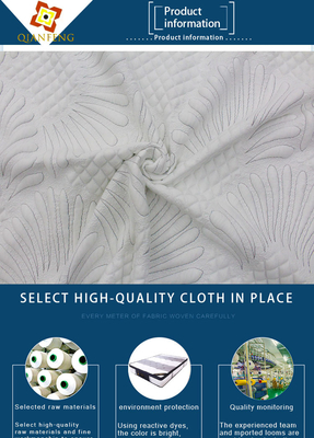 Disesuaikan Bantal Simmons Kasur Quilting Fabric Rajutan Jacquard Benang Dicelup Lateks