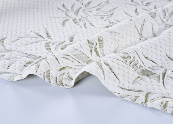 Kain Serat Bambu Jacquard Ganda Benang Dicelup Poliester Lateks Bantal Kasur Kain