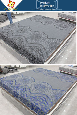 Royal Pattern Rajutan Dua Sisi Bantal Kasur Jacquard Kain Bernapas Ramah Kulit