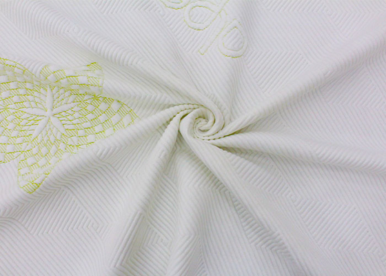 Polyester Rajutan Jacquard kain rumah untuk Kasur Kain Rajutan Kain