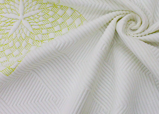 Polyester Rajutan Jacquard kain rumah untuk Kasur Kain Rajutan Kain