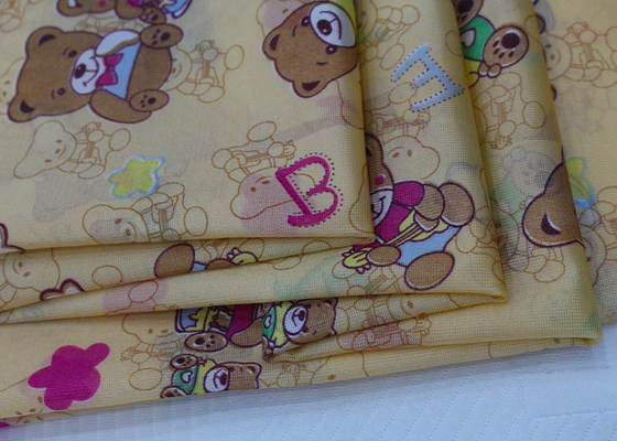Polyester Warp Knitted Color Printing Mattress Quilting Fabric Lebar 225cm