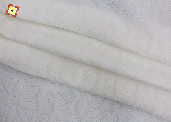 Kain Rajutan Poliester Lembut Jacquard Lapisan Udara Tahan Air Kasur Bantal Simmons Kain Pelindung Tempat
