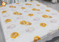 230cm Lebar Kasur Quilting Fabric Polyester Warp Rajutan Printing Bronzing Frosted