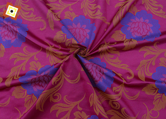 Bronzing Powder Ground Wool Cloth 100% Polyester Warp Rajutan Dicetak