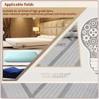 Kasur Lateks Quilting Fabric Memori Bantal Tempat Tidur Rajutan Jacquard Fungsional Fabric