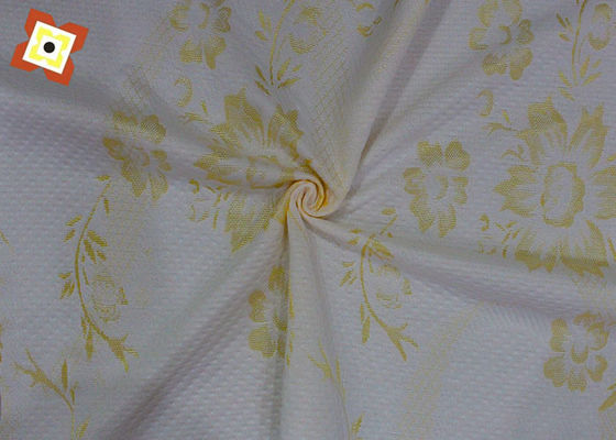 Kain Quilting Kasur Disesuaikan Rajutan Jacquard Nyaman