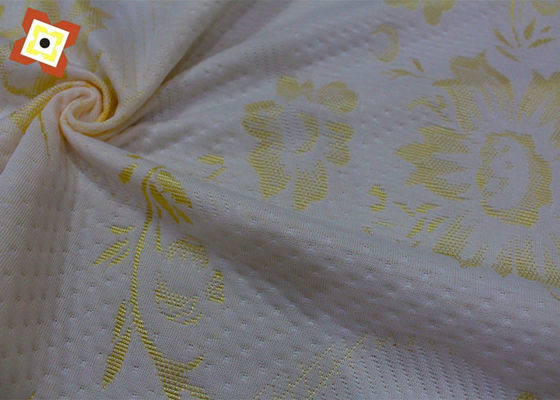 Kain Quilting Kasur Disesuaikan Rajutan Jacquard Nyaman