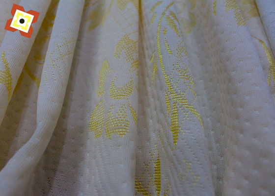 Kain Quilting Kasur Disesuaikan Rajutan Jacquard Nyaman
